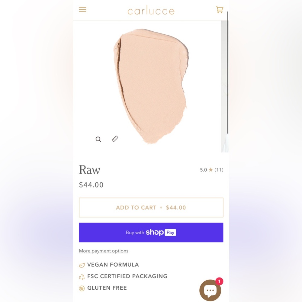 Cache Cream Foundation Tan - Picture 3 of 5